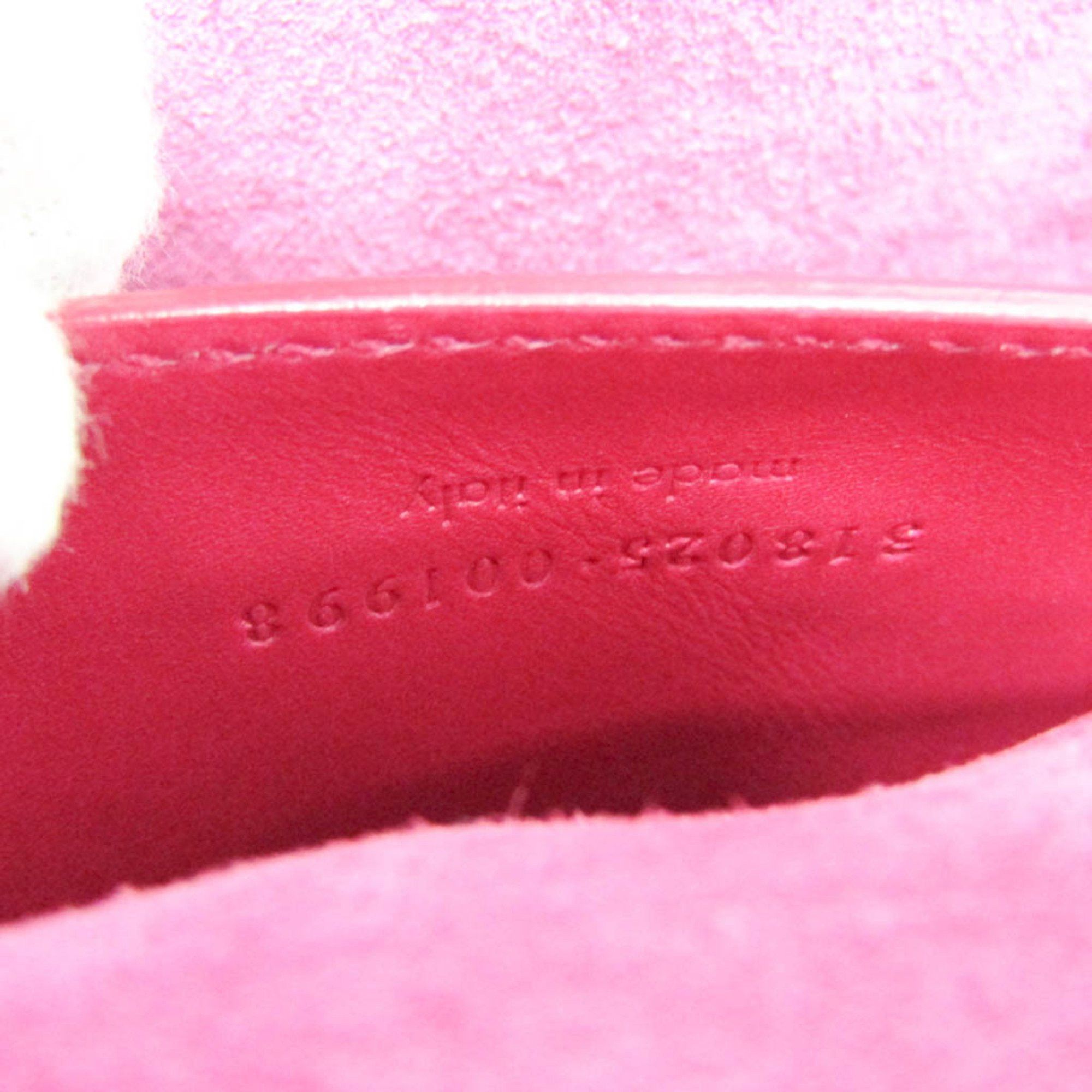 Saint Laurent Paris Saint Laurent 318025 Women's Leather Shoulder Bag Pink Size ONE SIZE - 13 Thumbnail