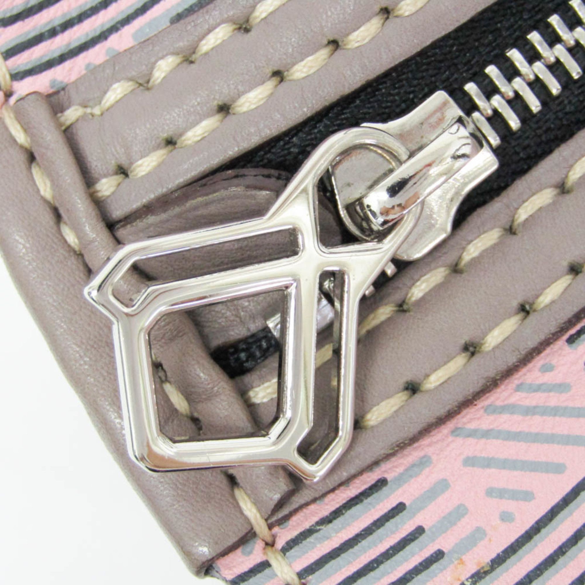 Other Moreau POLOCHON Small Size Women's Leather Handbag,Shoulder Bag Gray,Pink Size ONE SIZE - 10 Thumbnail
