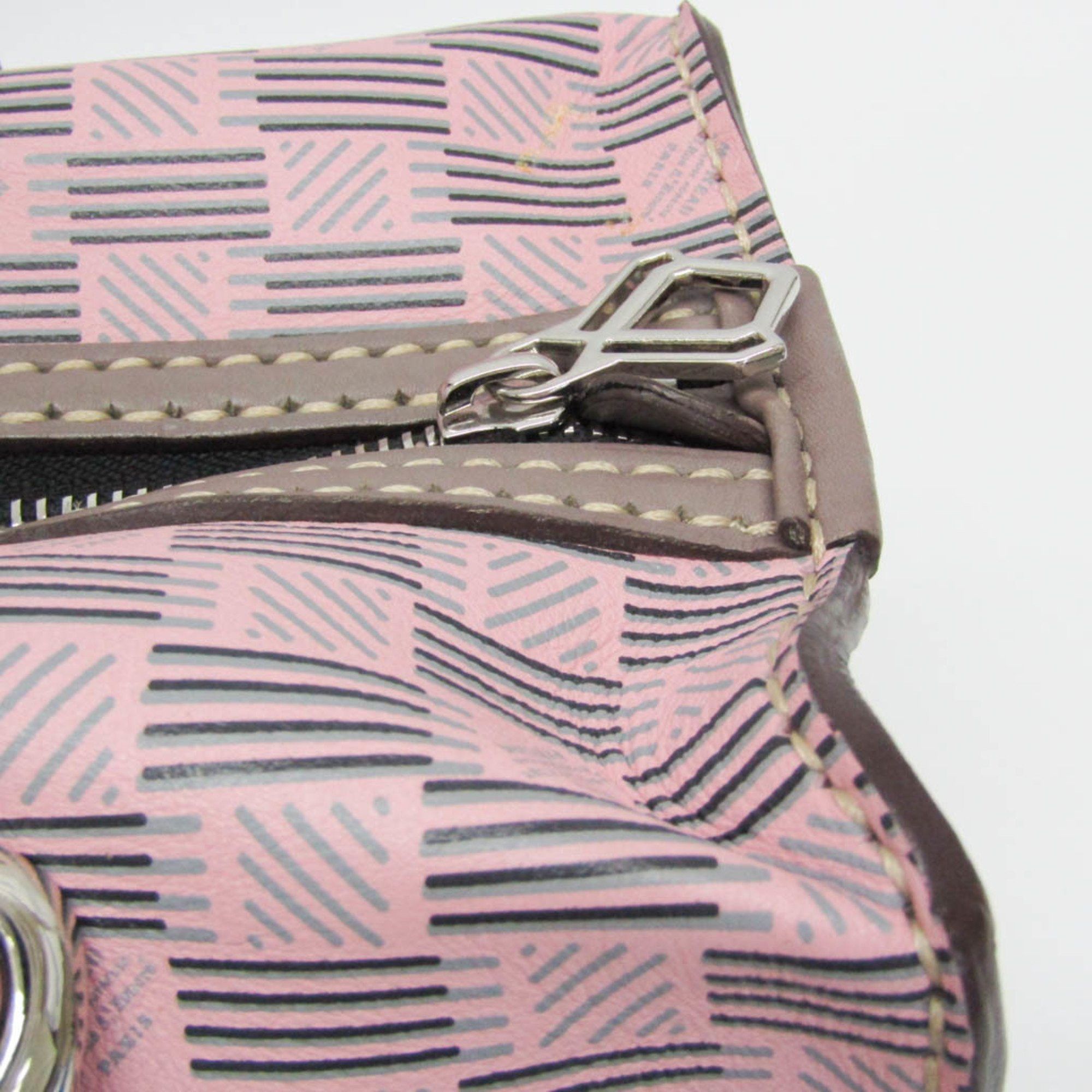 Other Moreau POLOCHON Small Size Women's Leather Handbag,Shoulder Bag Gray,Pink Size ONE SIZE - 7 Thumbnail