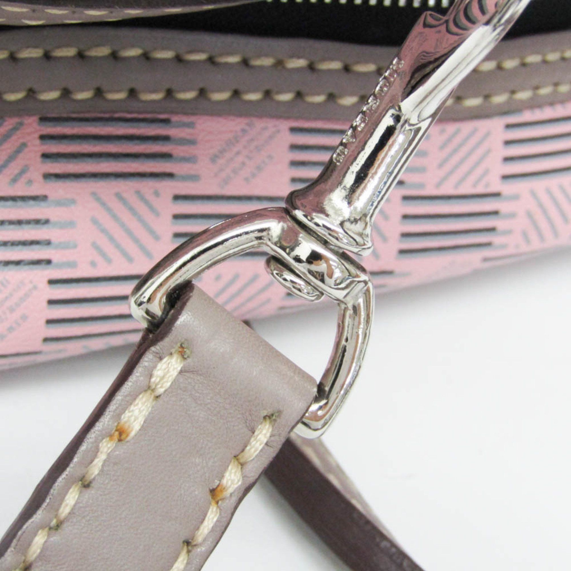 Other Moreau POLOCHON Small Size Women's Leather Handbag,Shoulder Bag Gray,Pink Size ONE SIZE - 13 Thumbnail