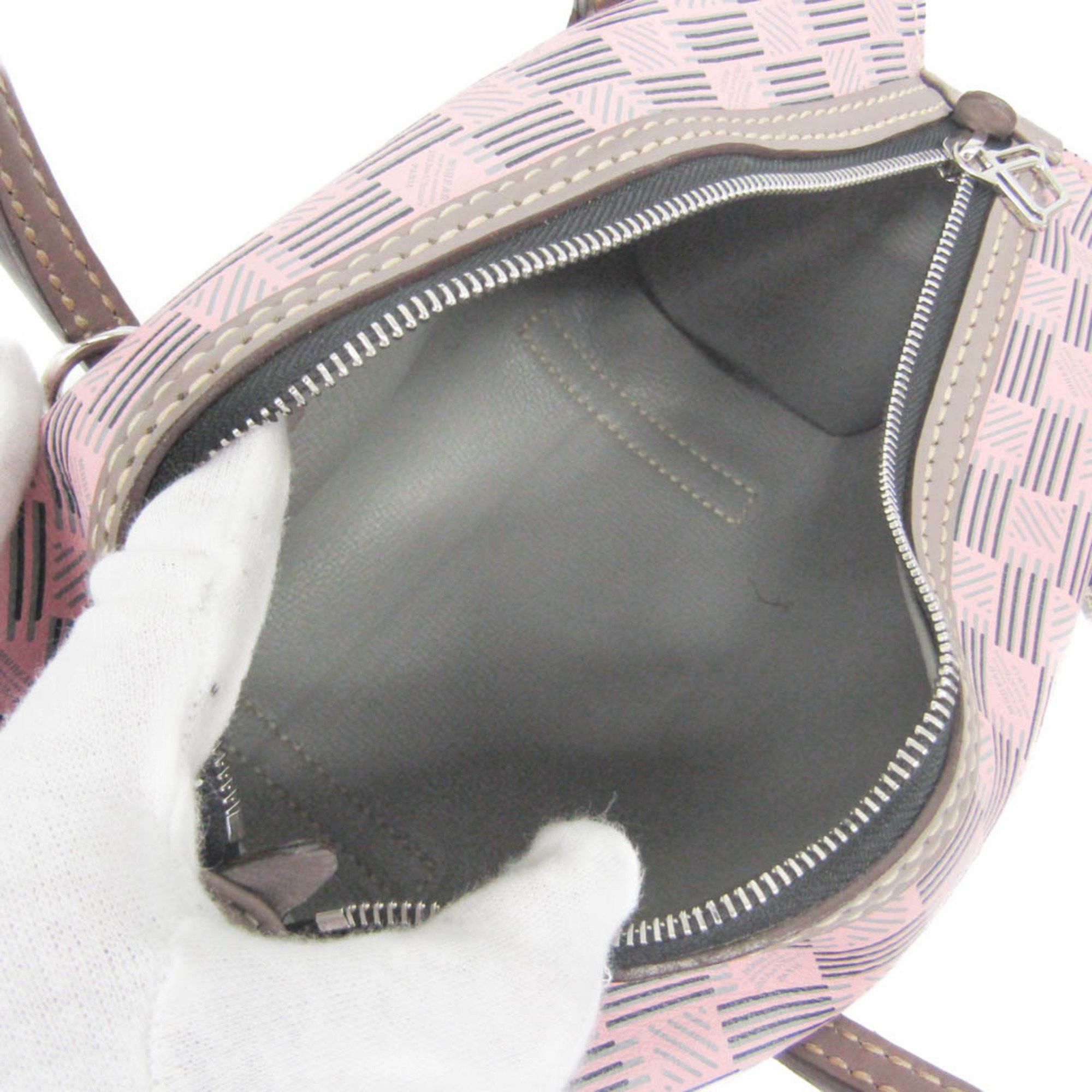 Other Moreau POLOCHON Small Size Women's Leather Handbag,Shoulder Bag Gray,Pink Size ONE SIZE - 4 Thumbnail