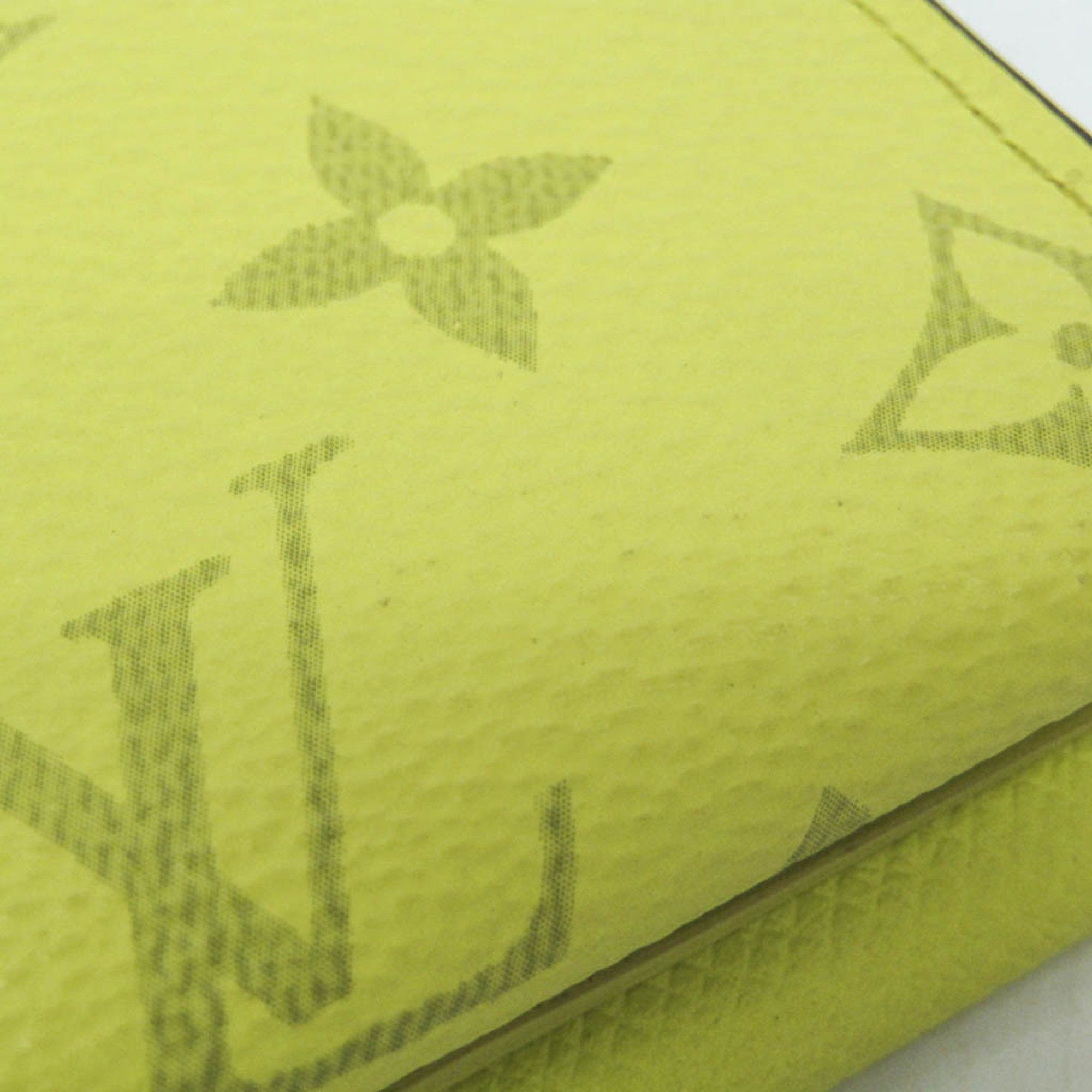 Louis Vuitton Louis Vuitton Taigarama Discovery Compact Wallet M67629 Men,Women Taigarama Wallet (tri-fold) Jaune Size ONE SIZE - 10 Thumbnail