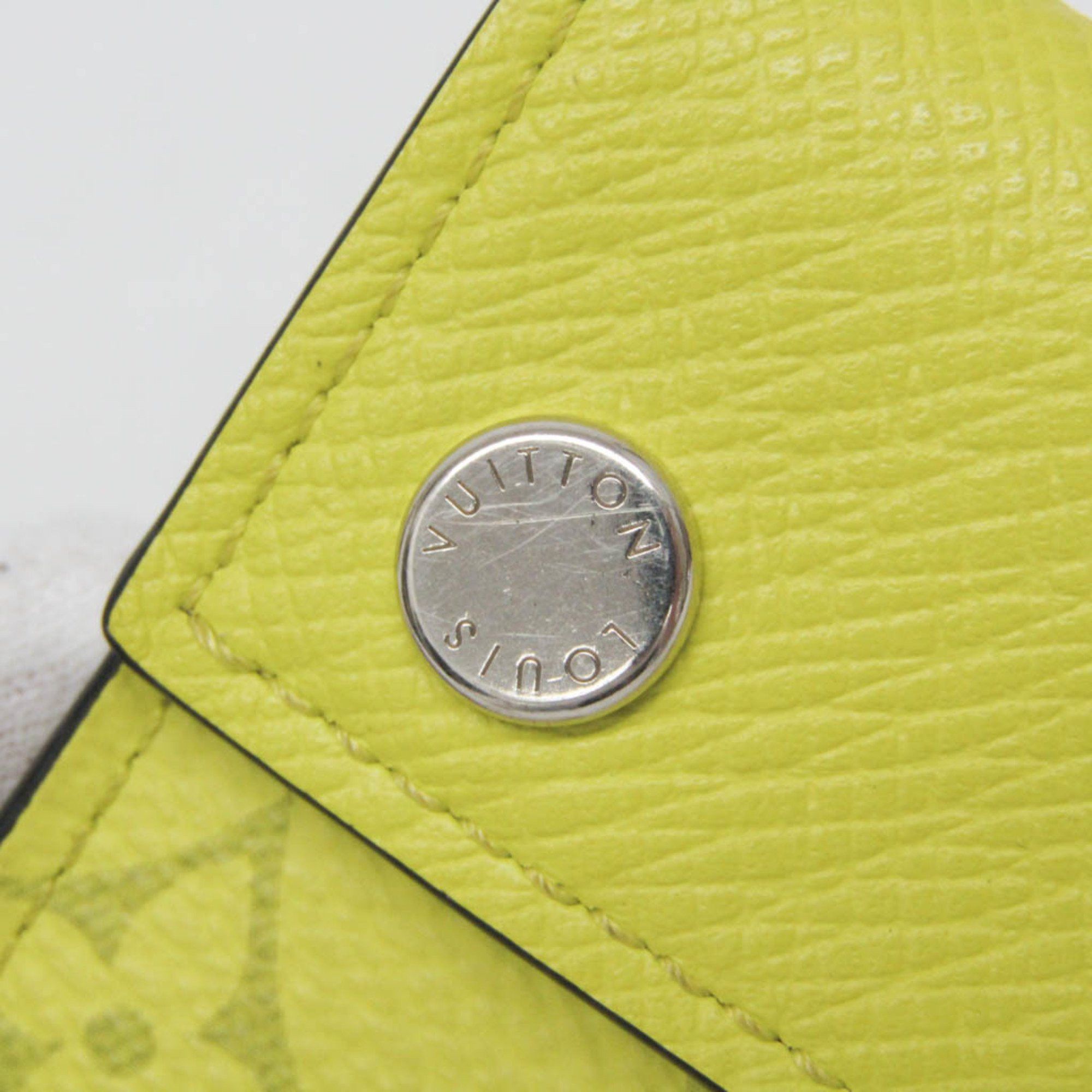 Louis Vuitton Louis Vuitton Taigarama Discovery Compact Wallet M67629 Men,Women Taigarama Wallet (tri-fold) Jaune Size ONE SIZE - 9 Thumbnail