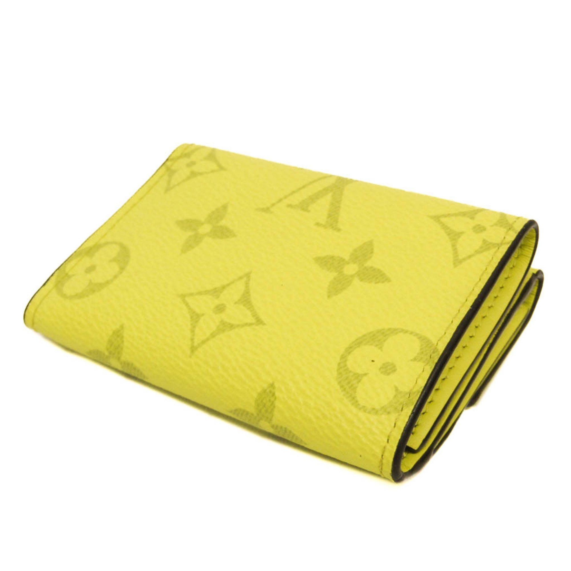 Louis Vuitton Louis Vuitton Taigarama Discovery Compact Wallet M67629 Men,Women Taigarama Wallet (tri-fold) Jaune Size ONE SIZE - 2 Thumbnail