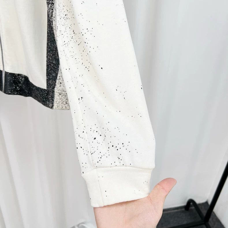 Balenciaga Balenciaga Ink Splash Zip-Up Jacket Size M Size M / US 6-8 / IT 42-44 - 4 Thumbnail