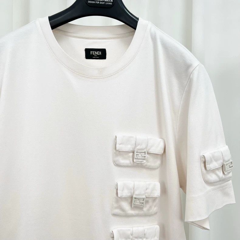 Fendi Fendi Multi-Pocket Short Sleeve T-Shirt Size M / US 6-8 / IT 42-44 - 3 Thumbnail