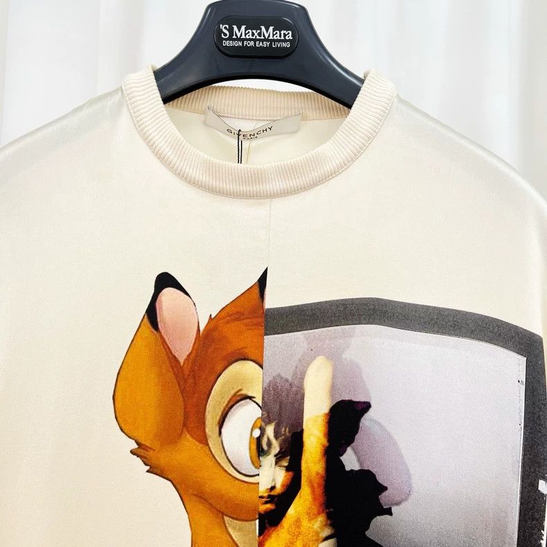 Givenchy Givenchy Silk Bambi Sweatshirt Size XS Size XS / US 0-2 / IT 36-38 - 3 Thumbnail