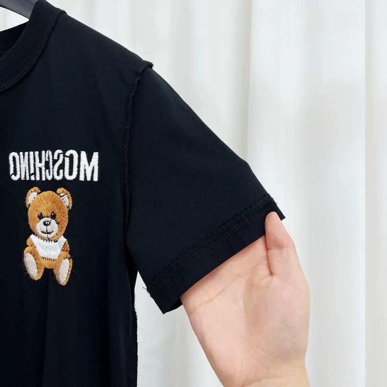 Moschino Moschino Embroidered Teddy Bear Short Sleeve Tee Size S / US 4 / IT 40 - 4 Thumbnail