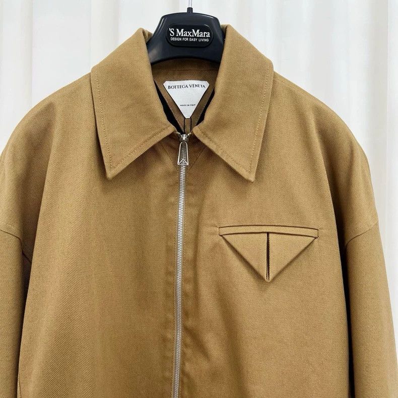 Bottega Veneta Bottega Veneta Triangular Pocket Zip Jacket Size L / US 10 / IT 46 - 3 Thumbnail