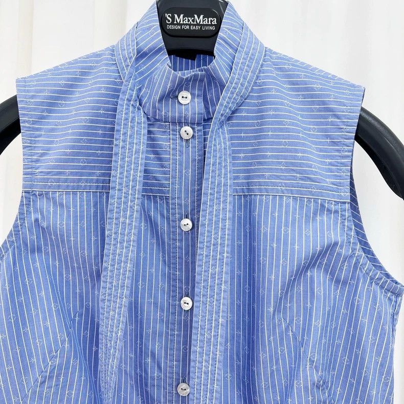 Louis Vuitton Louis Vuitton Striped Sleeveless Shirt Size XS / US 0-2 / IT 36-38 - 3 Thumbnail