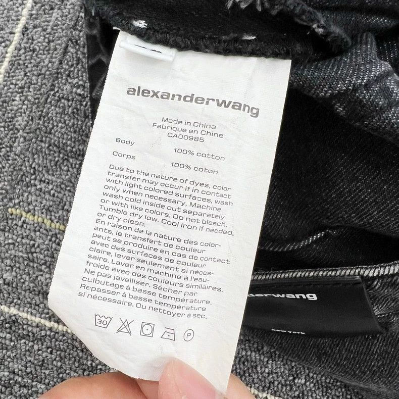 Alexander Wang Alexander Wang Denim Skirt with Fraying Size 26" / US 2 / IT 38 - 8 Thumbnail