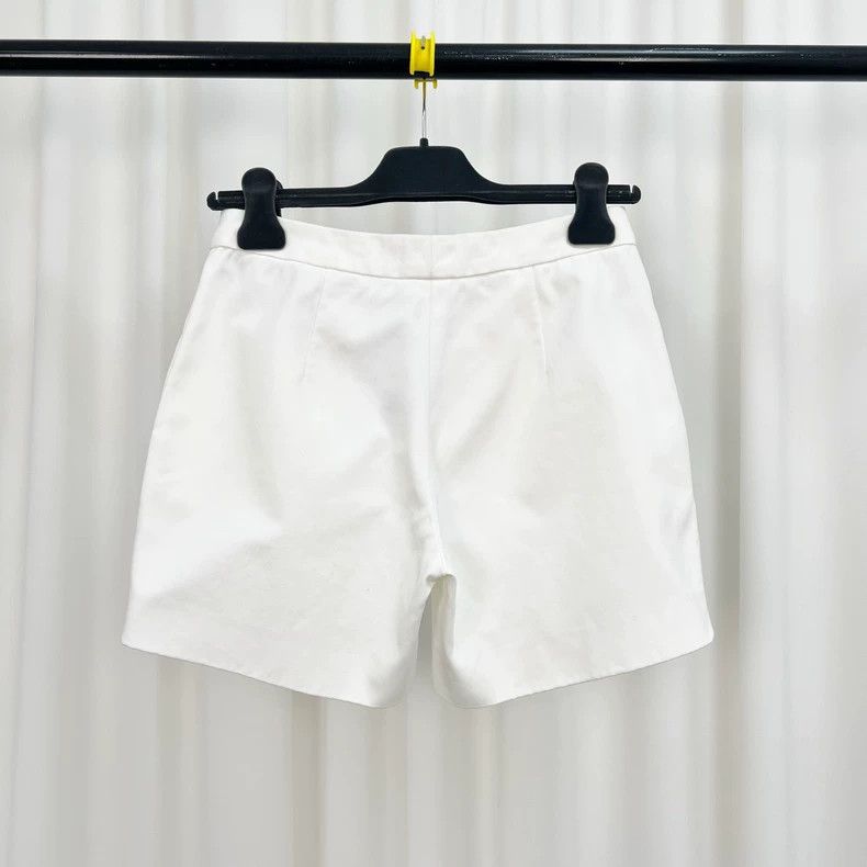 Dior Dior White Shorts Size F34 Size 34" / US 12 / IT 48 - 2 Thumbnail