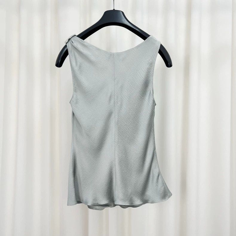 Emporio Armani Giorgio Armani Cowl Neck Silk Top Size M / US 6-8 / IT 42-44 - 2 Thumbnail