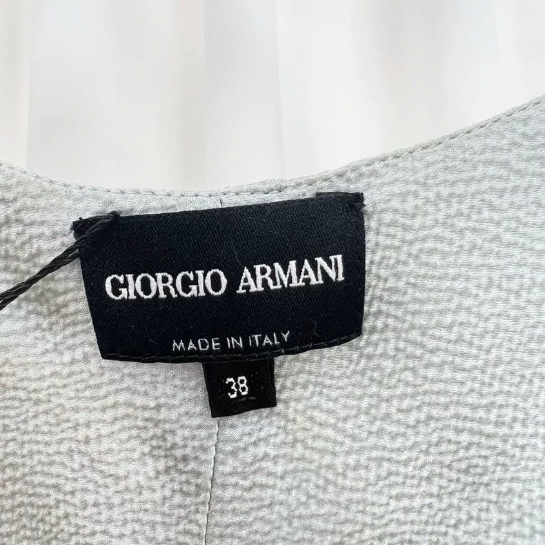 Emporio Armani Giorgio Armani Cowl Neck Silk Top Size M / US 6-8 / IT 42-44 - 5 Thumbnail