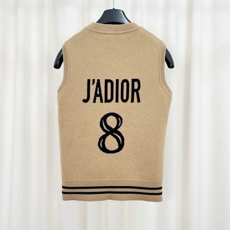 Dior Dior Cashmere Knit Vest with Logo Design Size M / US 6-8 / IT 42-44 - 2 Thumbnail