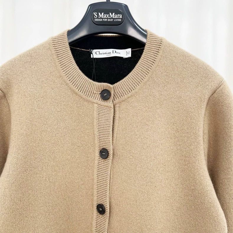 Dior Dior Brown Cashmere Knit Cardigan Size 38 Size M / US 6-8 / IT 42-44 - 3 Thumbnail