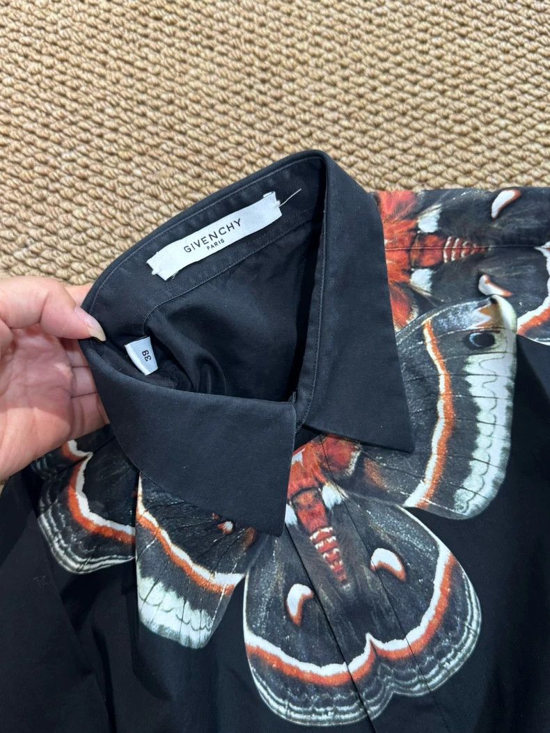 Givenchy Givenchy Classic Butterfly Print Black Shirt Size XL / US 12-14 / IT 48-50 - 3 Thumbnail
