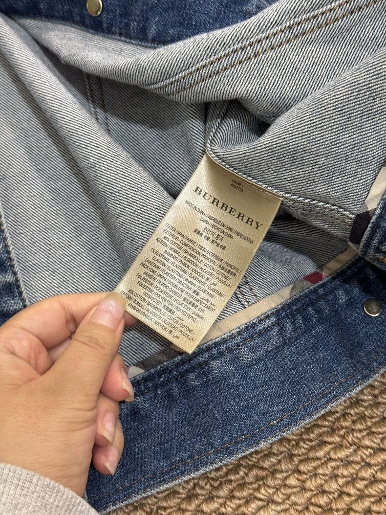 Burberry Burberry Classic Denim Jacket for Everyday Wear Size S / US 4 / IT 40 - 5 Thumbnail