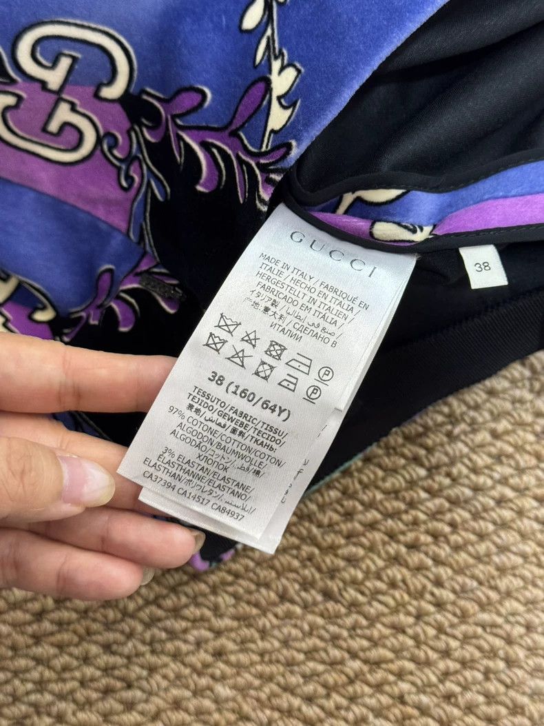 Gucci Gucci Silk Skirt with Classic Double G Pattern Size 38" / US 16 / IT 52 - 6 Thumbnail