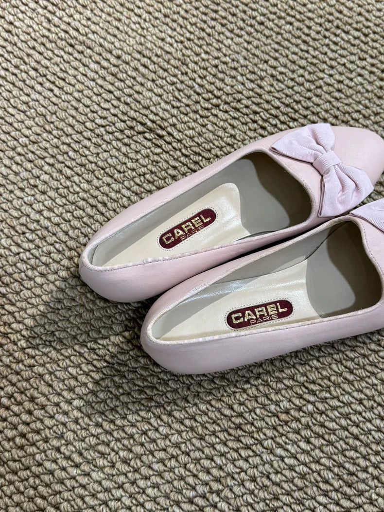 Paul Harnden Shoemakers Carel Pink Bow Leather Shoes Size 6 Size US 6 / IT 36 - 4 Thumbnail