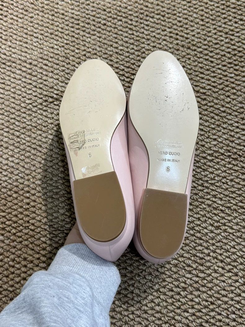 Paul Harnden Shoemakers Carel Pink Bow Leather Shoes Size 6 Size US 6 / IT 36 - 3 Thumbnail