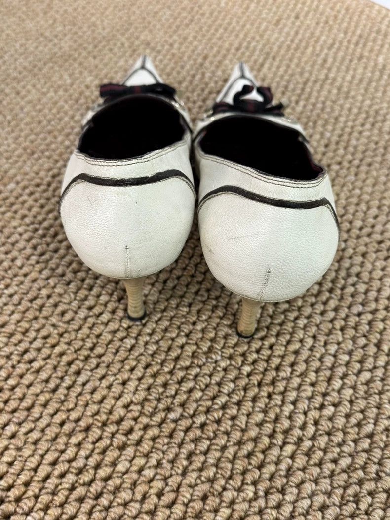 Gucci Gucci White High Heels with Classic Design Size US 8 / IT 38 - 4 Thumbnail