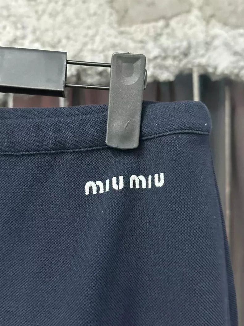 Miu Miu Miu Miu Knit Drawstring Midi Skirt Size 23" - 5 Thumbnail
