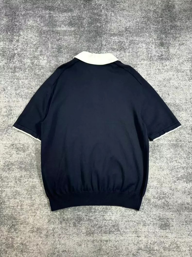 Louis Vuitton Louis Vuitton Deep Blue Embroidered Polo Shirt Size S / US 4 / IT 40 - 3 Thumbnail