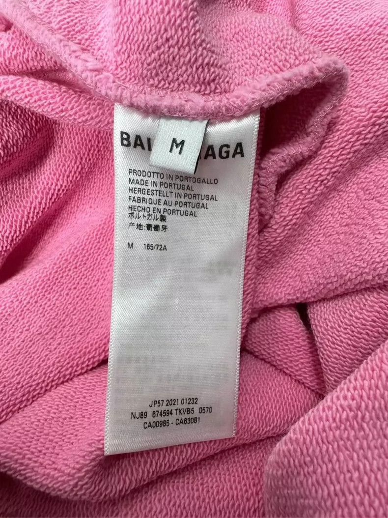 Balenciaga BALENCIAGA Pink Logo Embroidery Long Pants Size 25" / US 0 / IT 36 - 4 Thumbnail