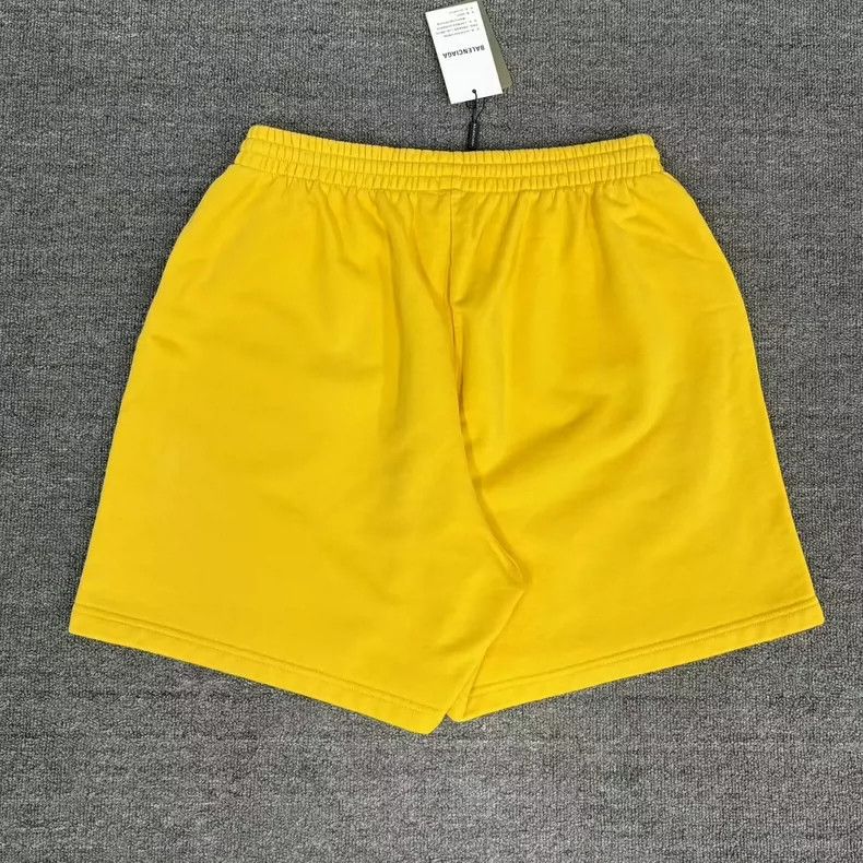 Balenciaga Balenciaga Yellow Embroidered Shorts Size M Size 38" / US 16 / IT 52 - 3 Thumbnail