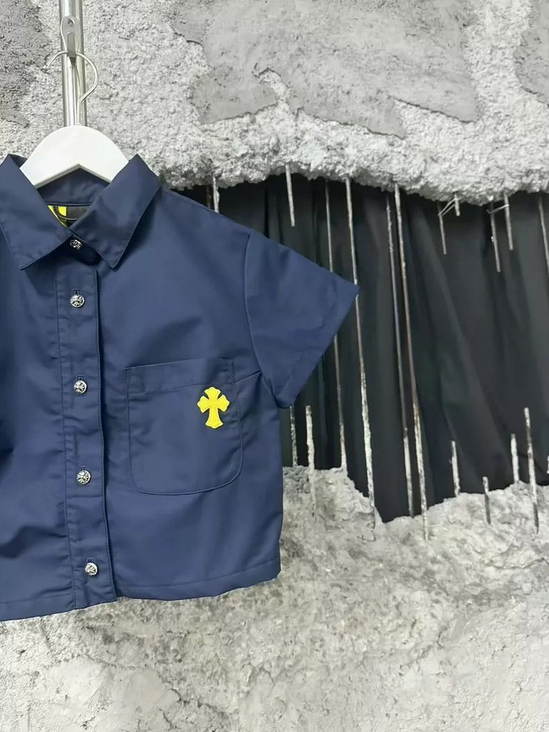 Chrome Hearts Chrome Hearts Yellow Cross Short Sleeve Shirt Size XS / US 0-2 / IT 36-38 - 3 Thumbnail