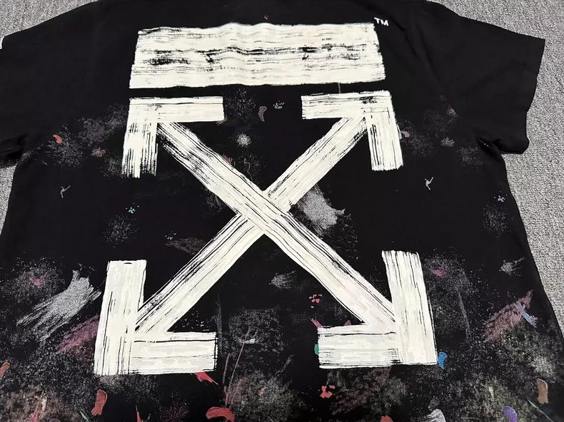Off-White Off-White Short Sleeve T-Shirt with Print Size M / US 6-8 / IT 42-44 - 4 Thumbnail