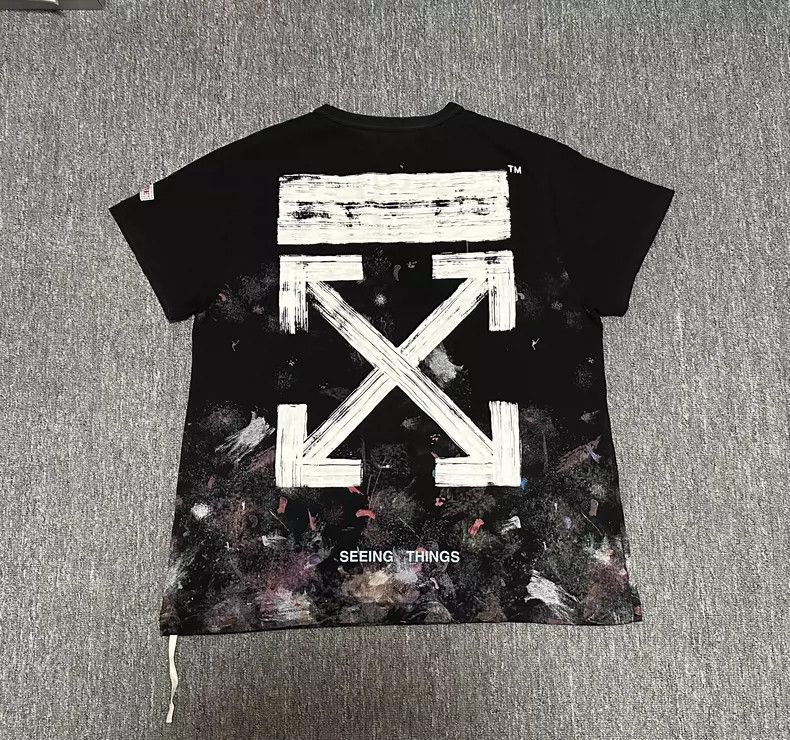 Off-White Off-White Short Sleeve T-Shirt with Print Size M / US 6-8 / IT 42-44 - 3 Thumbnail