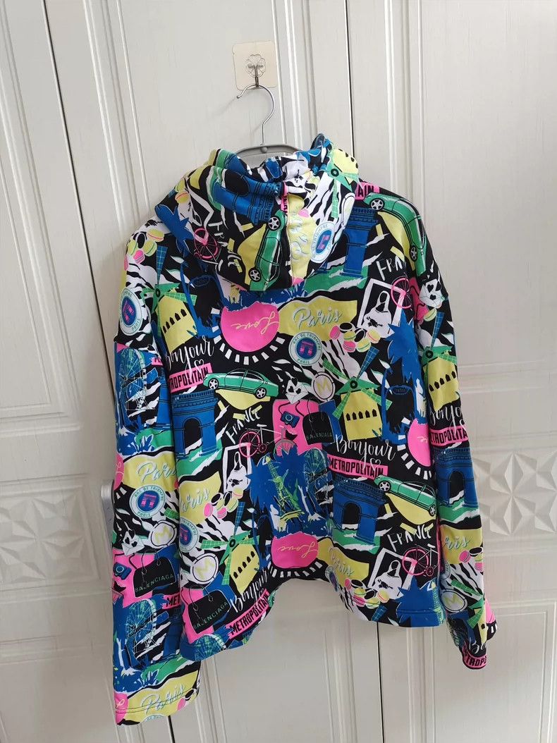 Balenciaga Balenciaga Women's Printed Sports Hoodie Size XS / US 0-2 / IT 36-38 - 4 Thumbnail