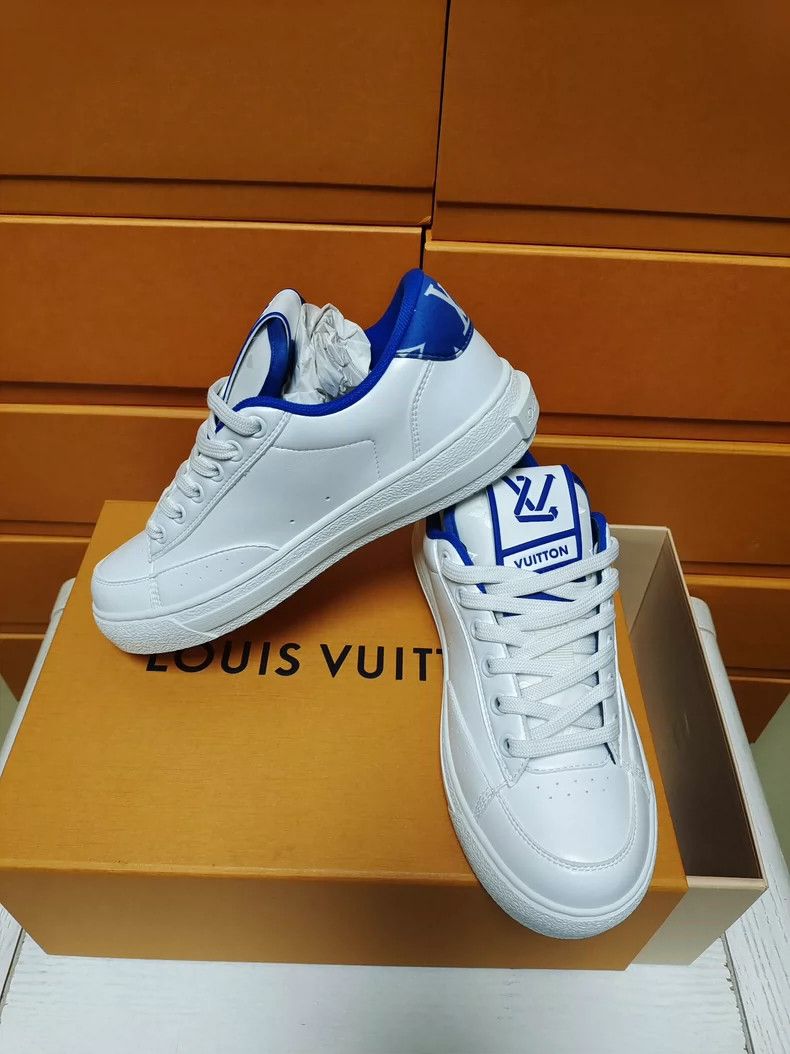 Louis Vuitton LV Women's Low-Top Lace-Up Sneakers Size US 5 / IT 35 - 4 Thumbnail