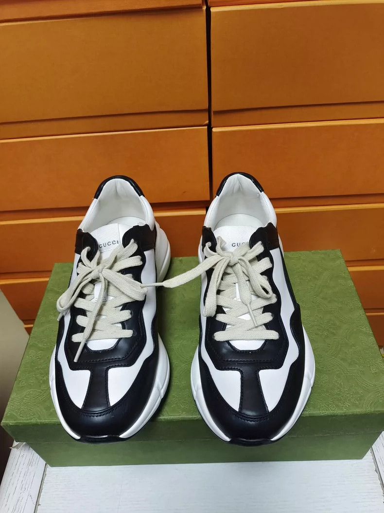 Gucci Gucci Black and White Dad Sneakers Size US 8 / IT 38 - 3 Thumbnail