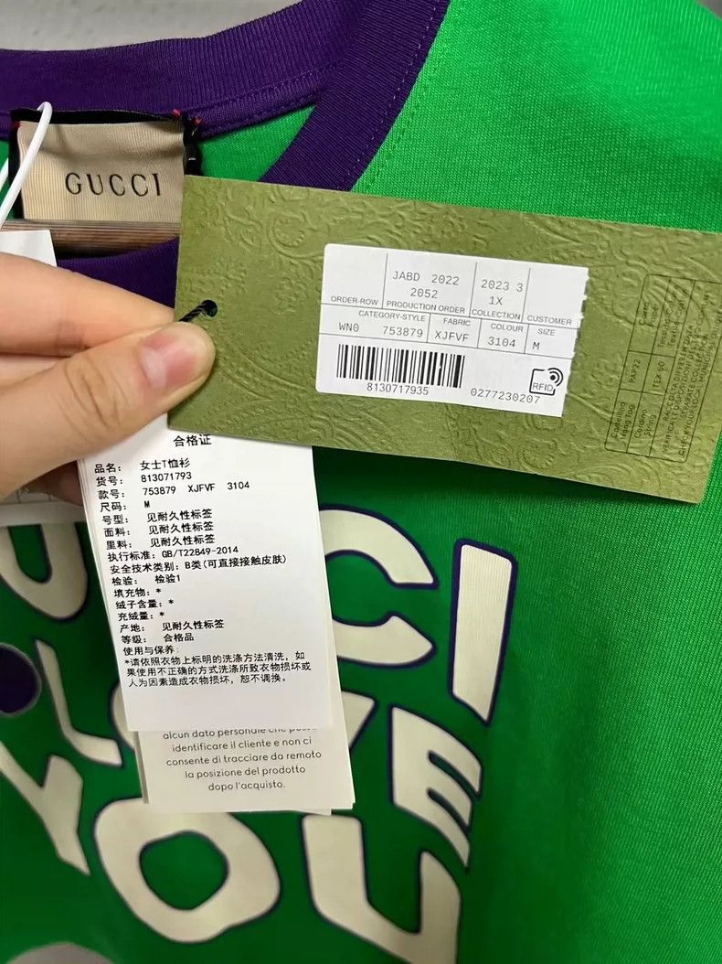 Gucci Gucci I Love You Short Sleeve Top Size M / US 6-8 / IT 42-44 - 3 Thumbnail