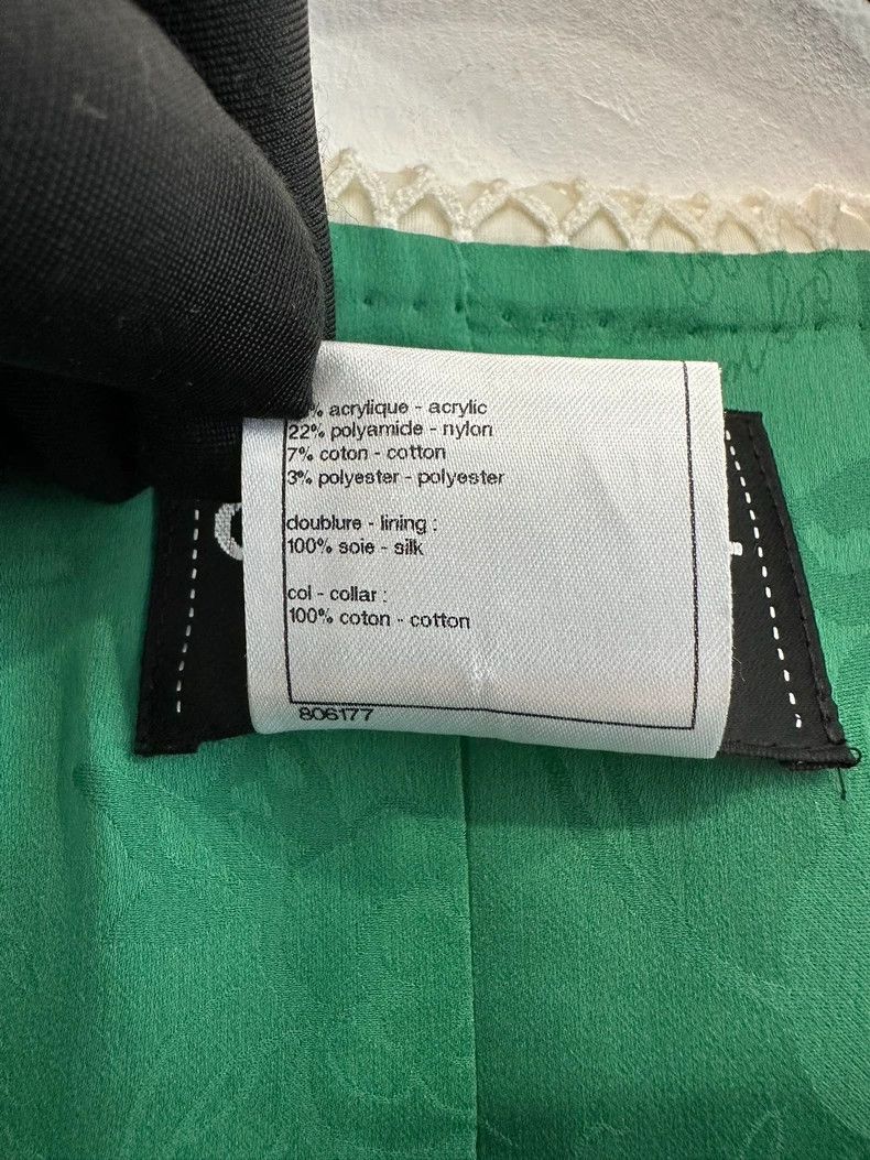 Chanel Chanel Green Knit Women's Jacket Size S / US 4 / IT 40 - 5 Thumbnail