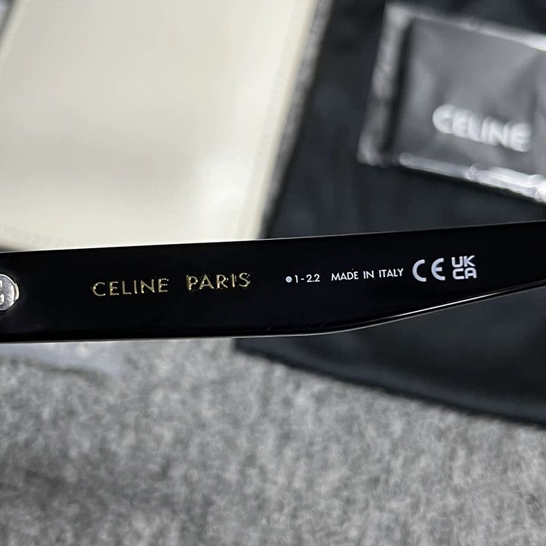 Celine Celine Black Fashion Sunglasses with Case Size ONE SIZE - 4 Thumbnail