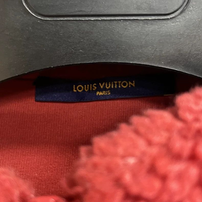 Louis Vuitton Louis Vuitton Red Checkered Zip-Up Jacket Size L / US 10 / IT 46 - 3 Thumbnail