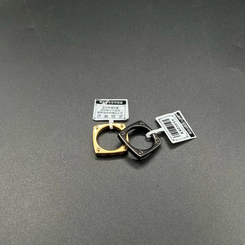 Louis Vuitton Louis Vuitton Black Gold Ring M Size Size ONE SIZE - 4 Thumbnail