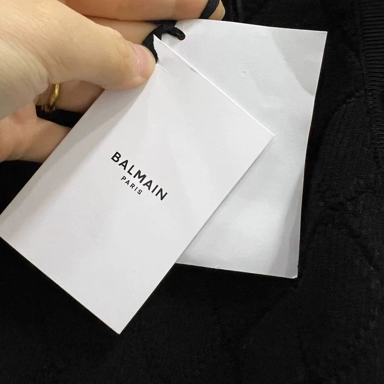 Balmain Balmain Black Knitted Vest with Buttons Size M / US 6-8 / IT 42-44 - 4 Thumbnail