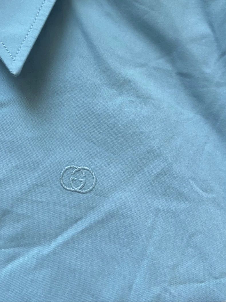 Gucci Gucci Short Sleeve Button-Up Shirt for Women Size L / US 10 / IT 46 - 3 Thumbnail