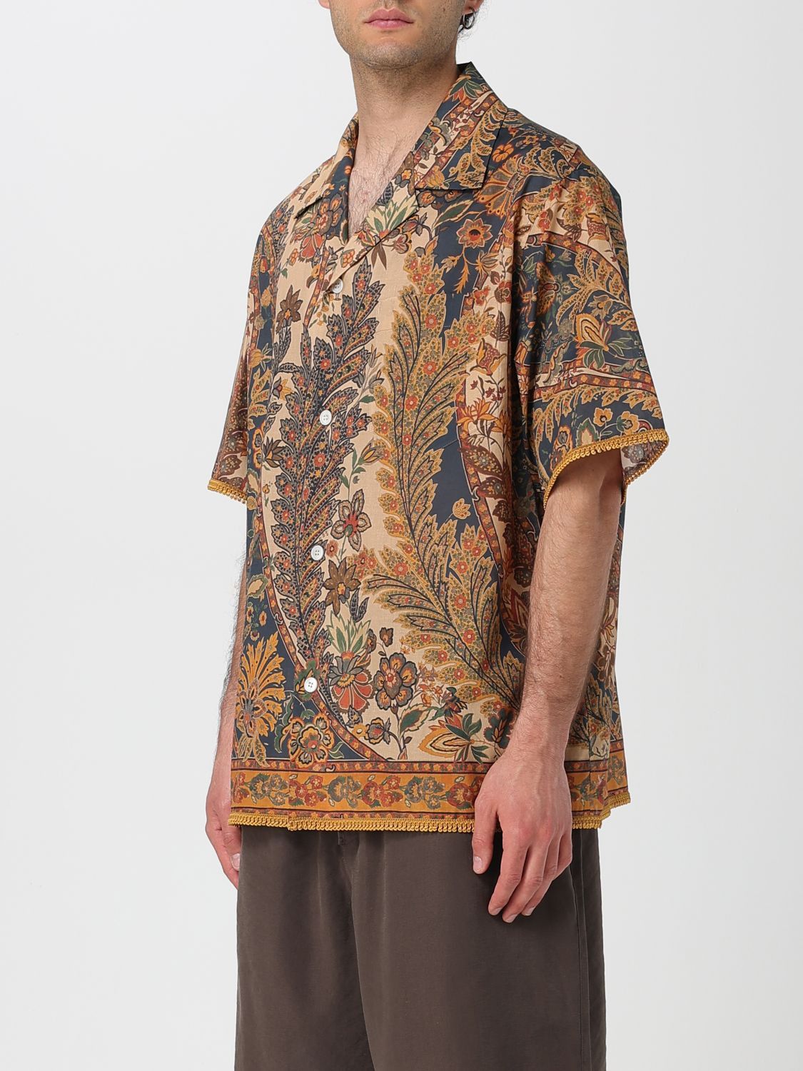 Valentino Valentino Shirt Men Beige Size US M / EU 48-50 / 2 - 4 Thumbnail
