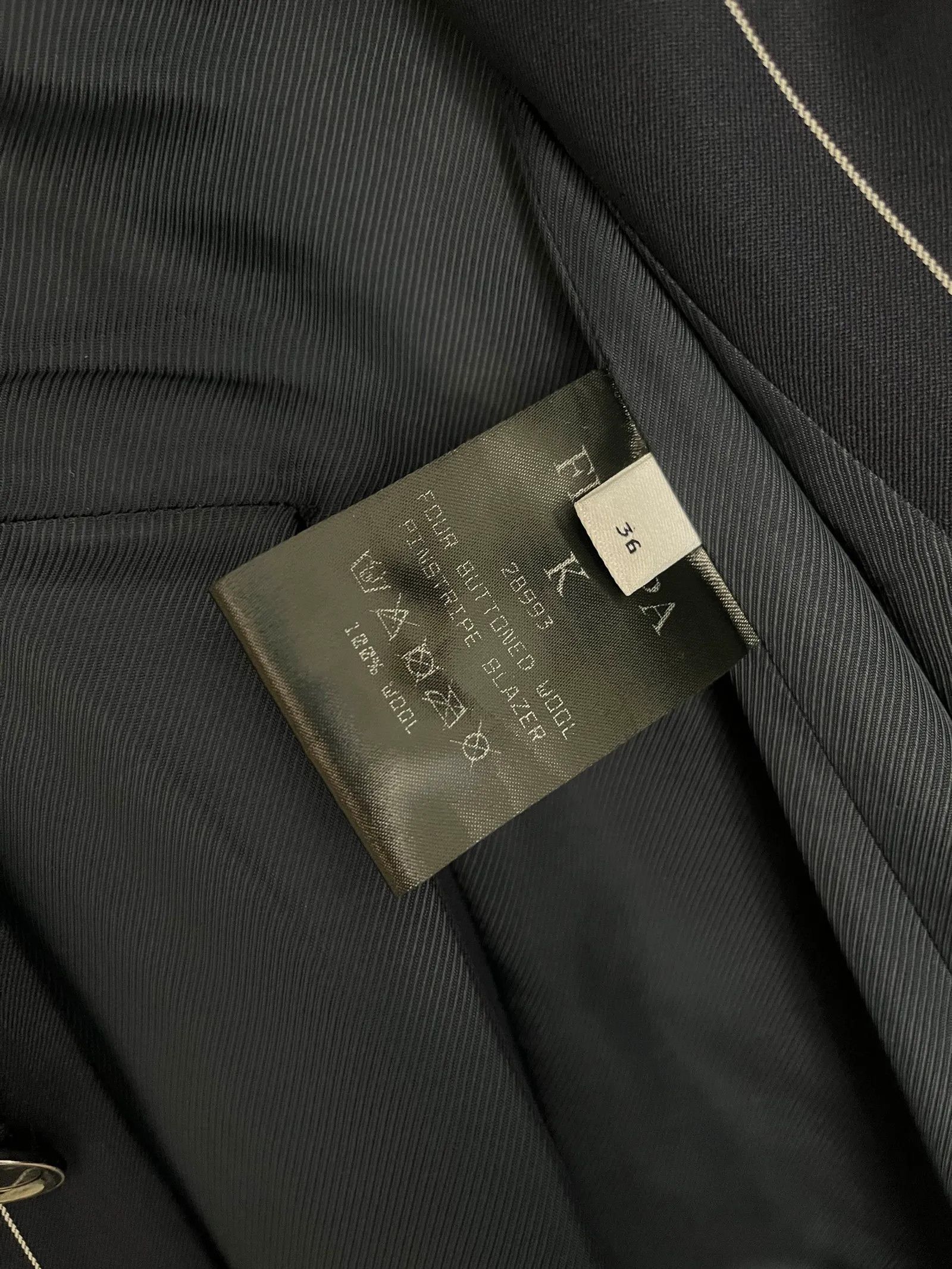 Filippa K Filippa K Wool Pinstripe Blazer Blazer Size XS / US 0-2 / IT 36-38 - 4 Thumbnail