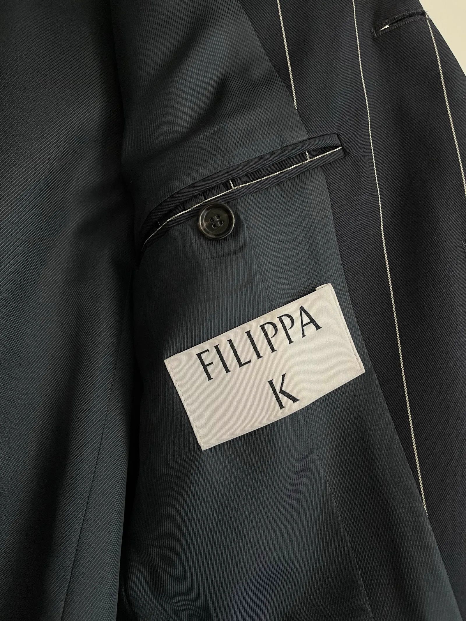 Filippa K Filippa K Wool Pinstripe Blazer Blazer Size XS / US 0-2 / IT 36-38 - 3 Thumbnail