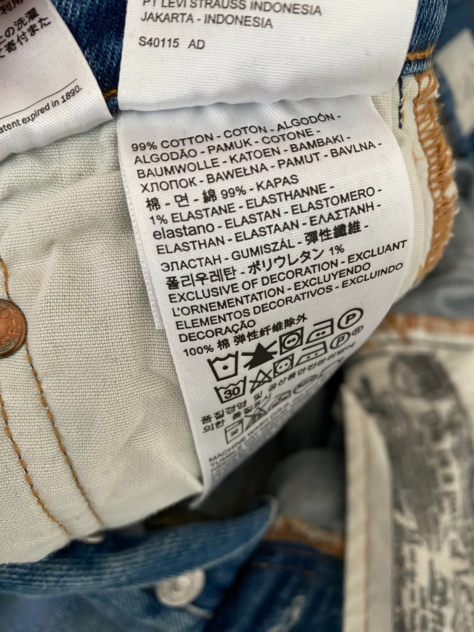 Levi's Levi's Leviś altered 501 skinny Jeans Size 27" / US 4 / IT 40 - 3 Thumbnail