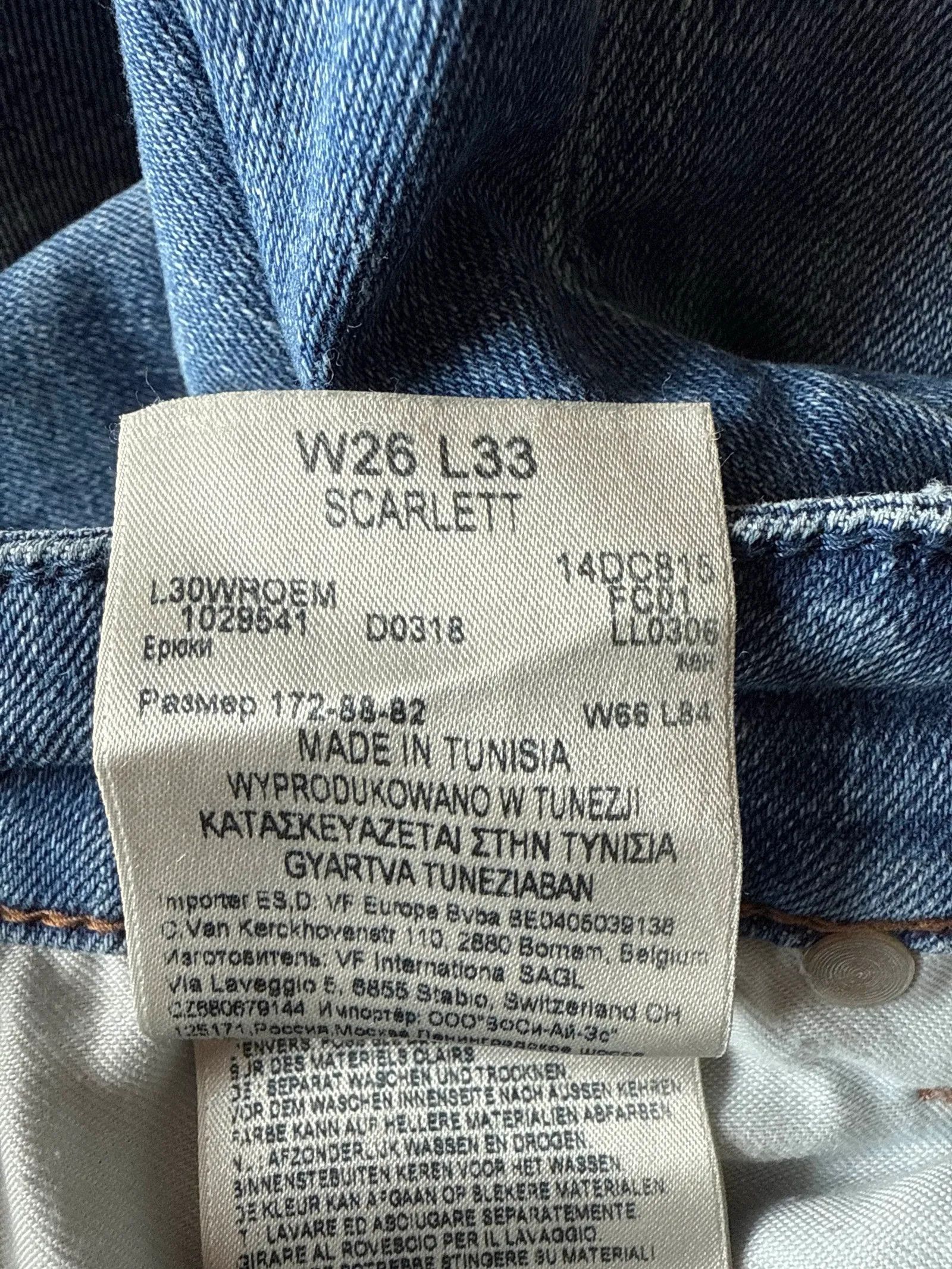 Lee Lee Scarlett Jeans Size 26" / US 2 / IT 38 - 4 Thumbnail