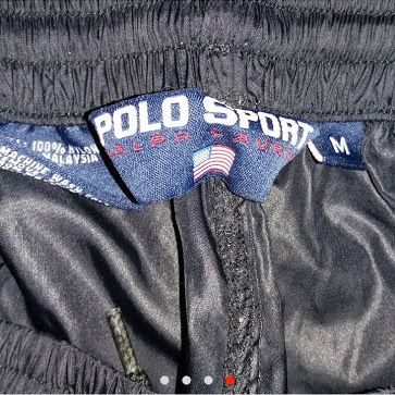 Polo Ralph Lauren RALPH LAUREN POLO SPORT BLACK YELLOW TRACK PANTS