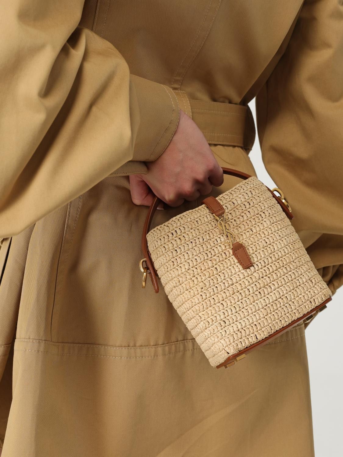 Saint Laurent Paris Saint Laurent Mini Bag Woman Natural Size ONE SIZE - 2 Thumbnail
